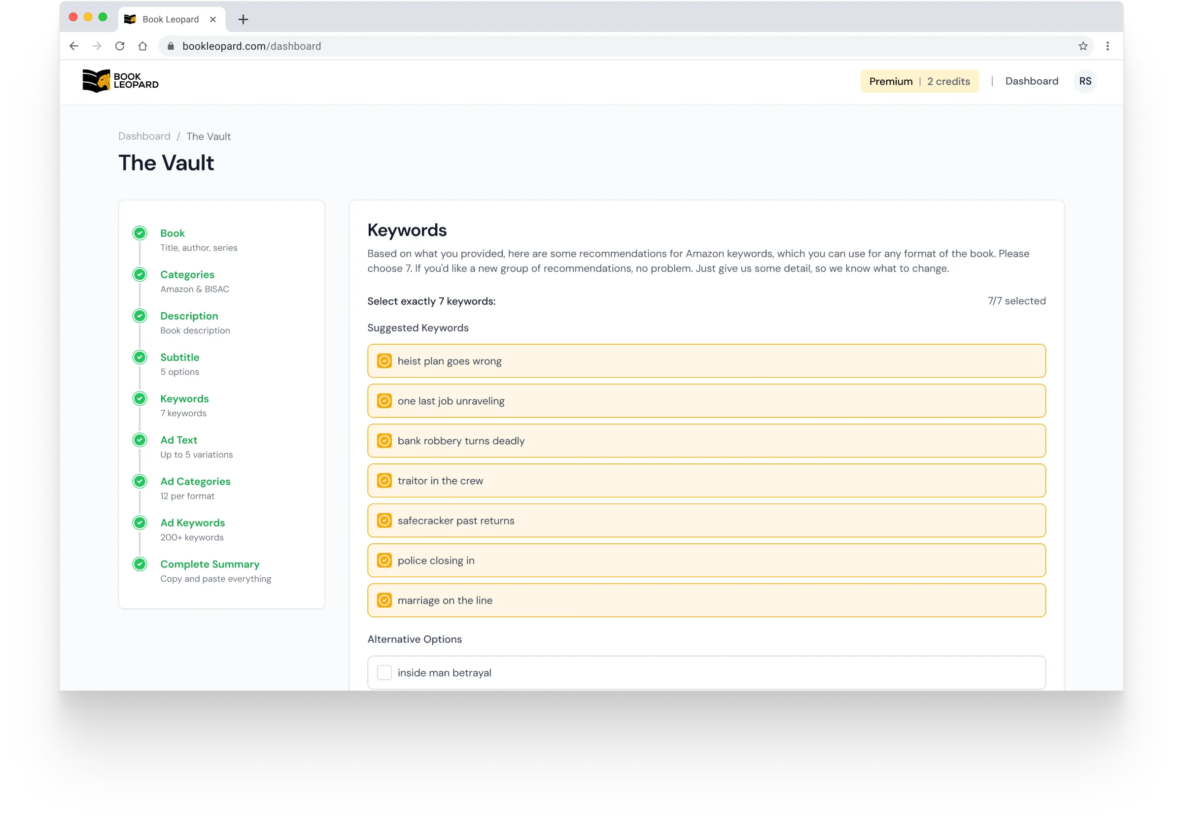 AI KDP Keyword Generator
